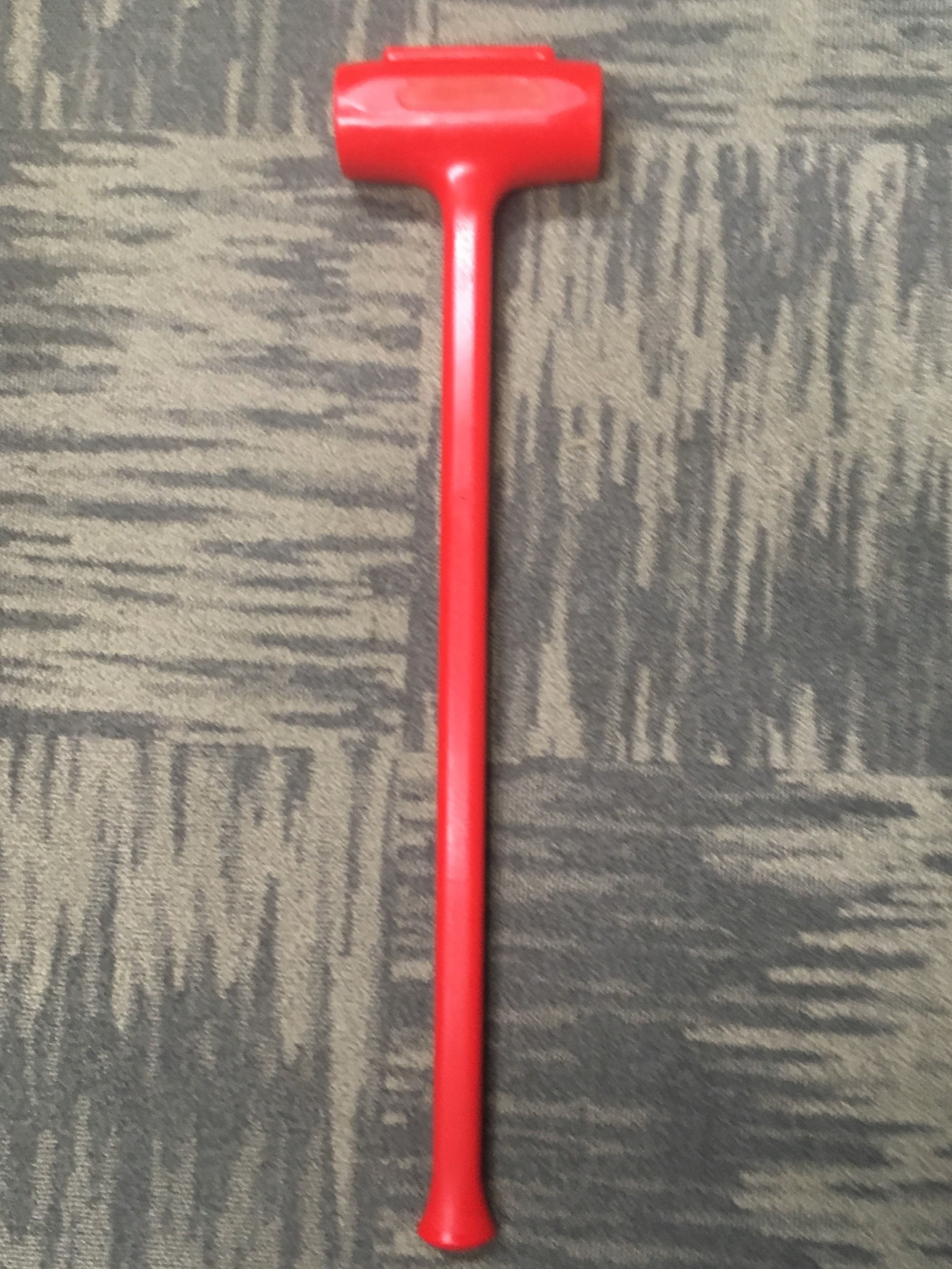 Impact Tool 4.25 LB Dual-Faced Dead Blow Hammer - Professional Grade Orange Polyurethane Tool Dead Blow Sledge Hammer